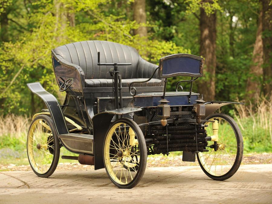  Decauville 5 HP Twin-Cylinder Vis-a-vis Voiturelle 1900 года  (фото 1 из 2)